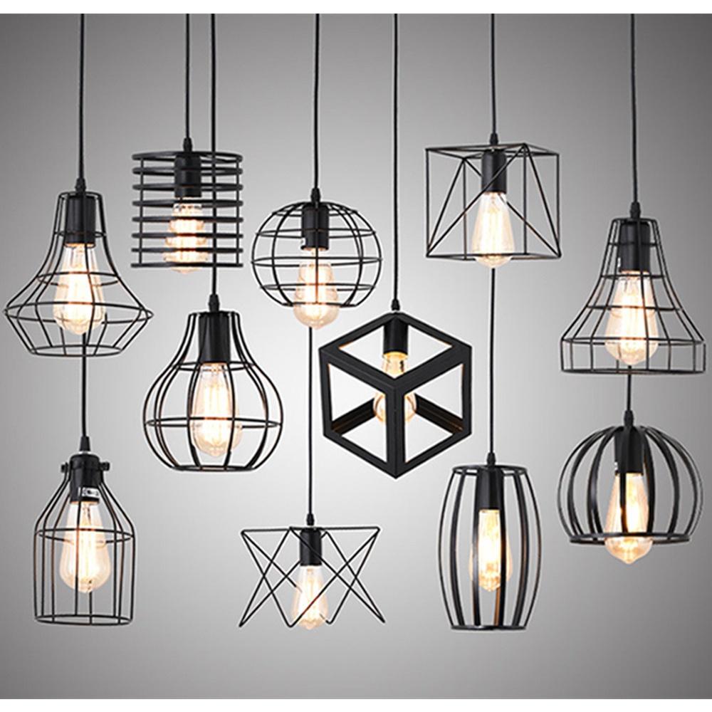 Industrial pendant lighting family with multiple sizes and finishes.