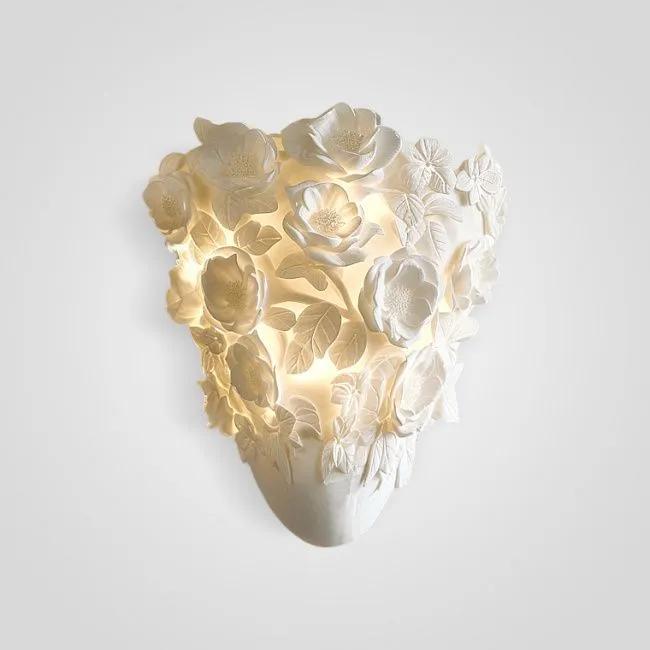 Front view of a custom-designed wall lamp created for a unique architectural project.