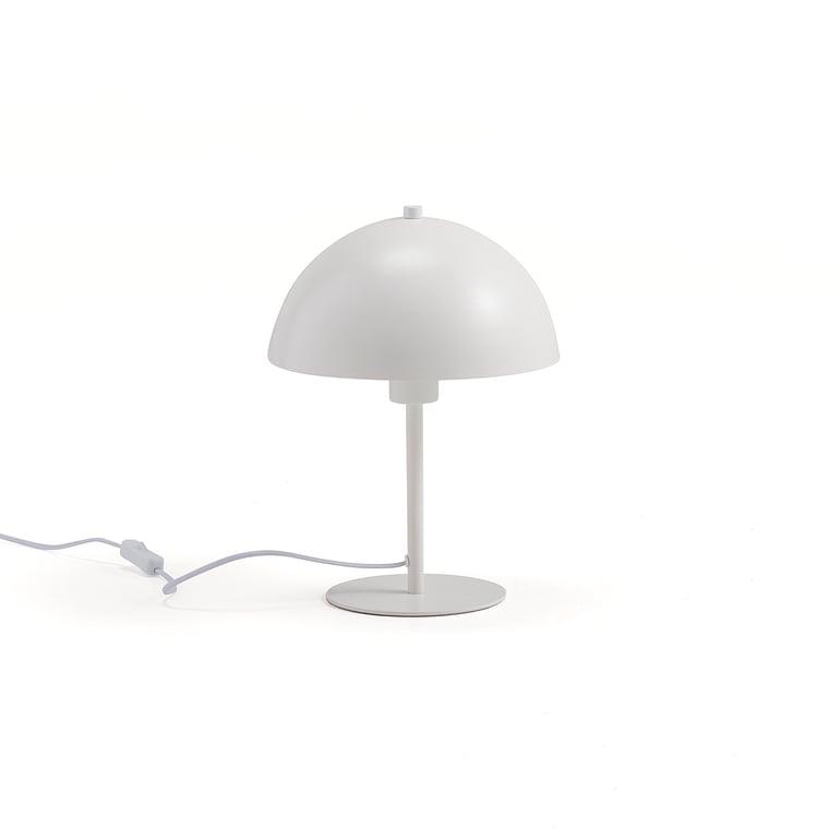 Bedside table lamp photographed on a clean white background showcasing elegant proportions and premium materials.