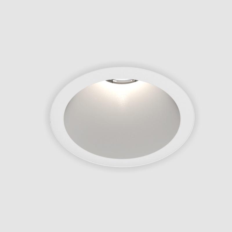 Front view highlighting the deep recessed anti-glare reflector.