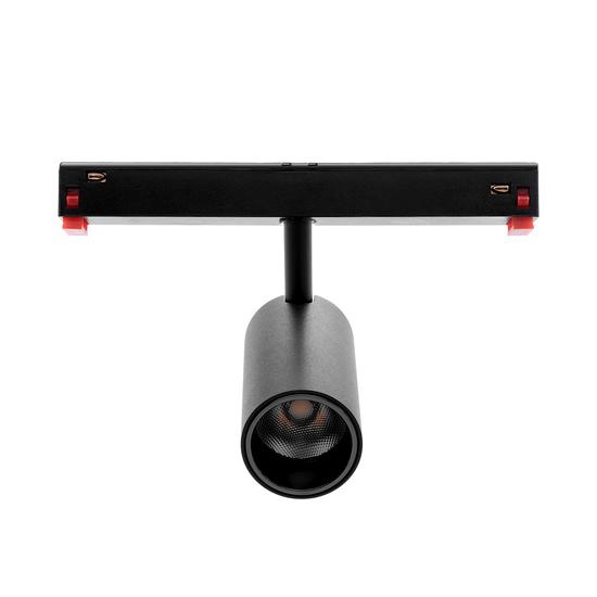 Front view of a magnetic adjustable spotlight.