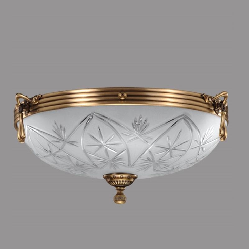 Classic ceiling light collection featuring traditional brass, bronze and decorative glass designs