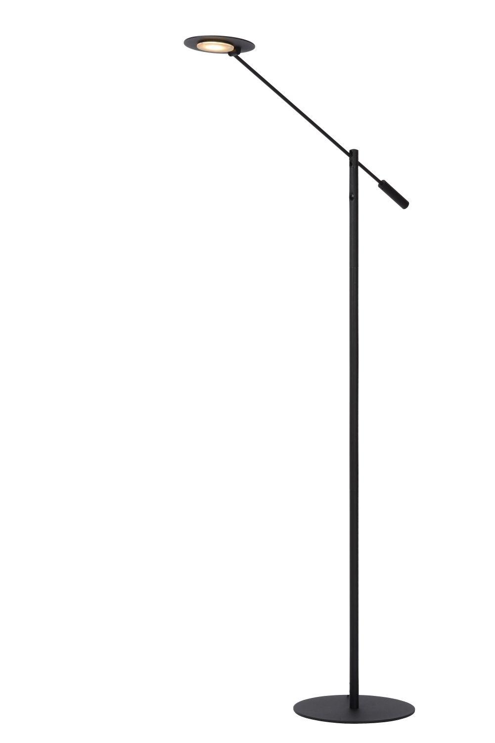 Reading floor lamp photographed on a clean white background showcasing its adjustable head, slim profile and premium finish.