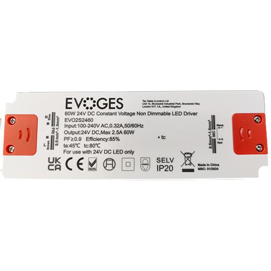 Front view of a constant voltage LED driver.