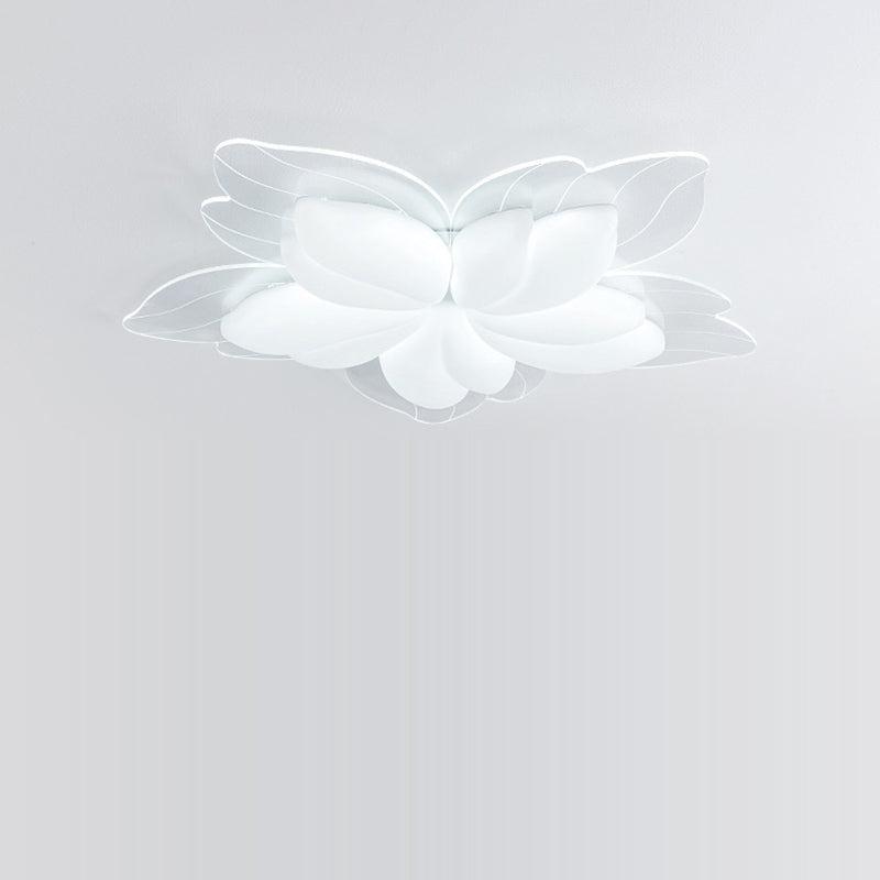 Organic ceiling light with a branching nature-inspired structure shown from the front on a white background