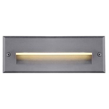 Front view of a linear step light.