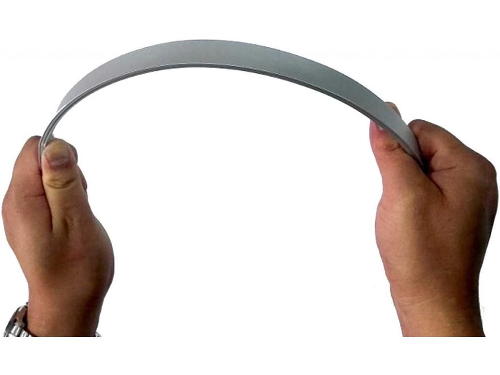 Front view of a bendable LED profile.