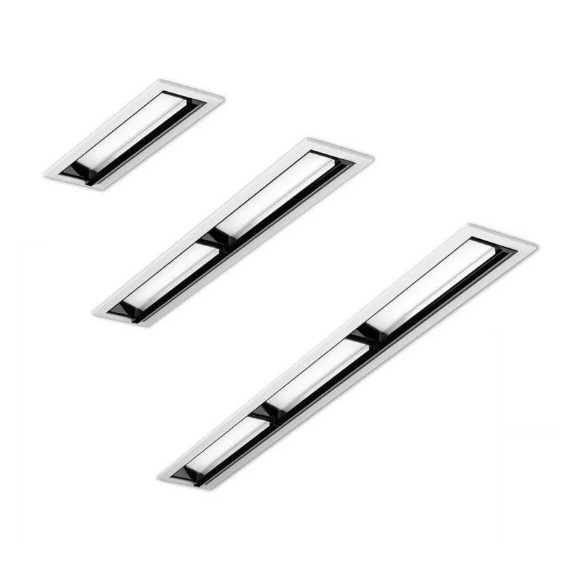 Indoor wall washer family with finish and size variations.