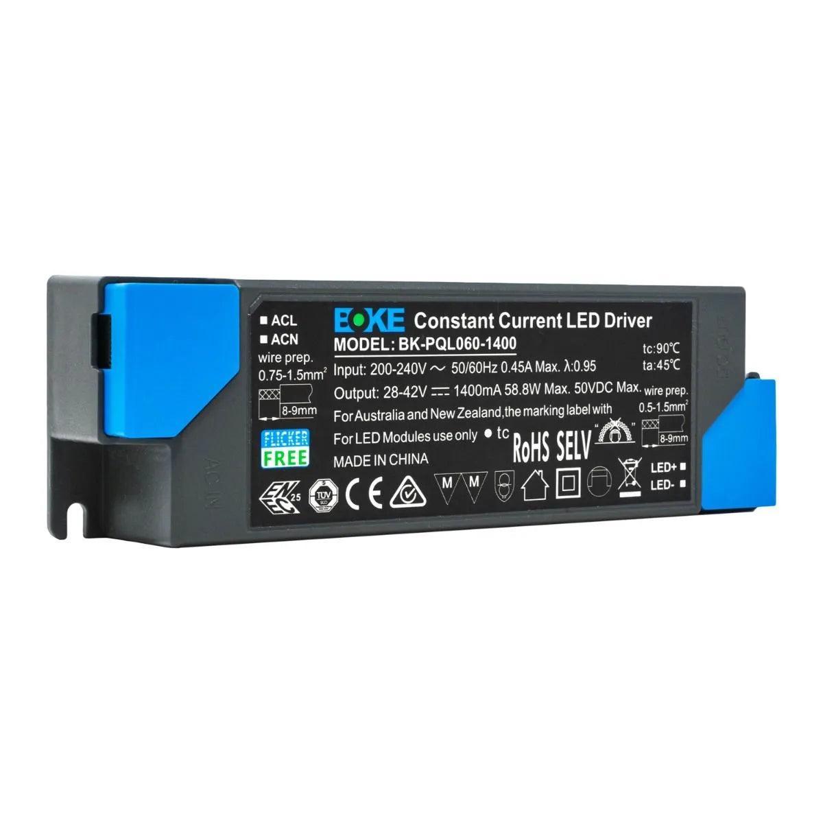 Front view of a constant current LED driver.