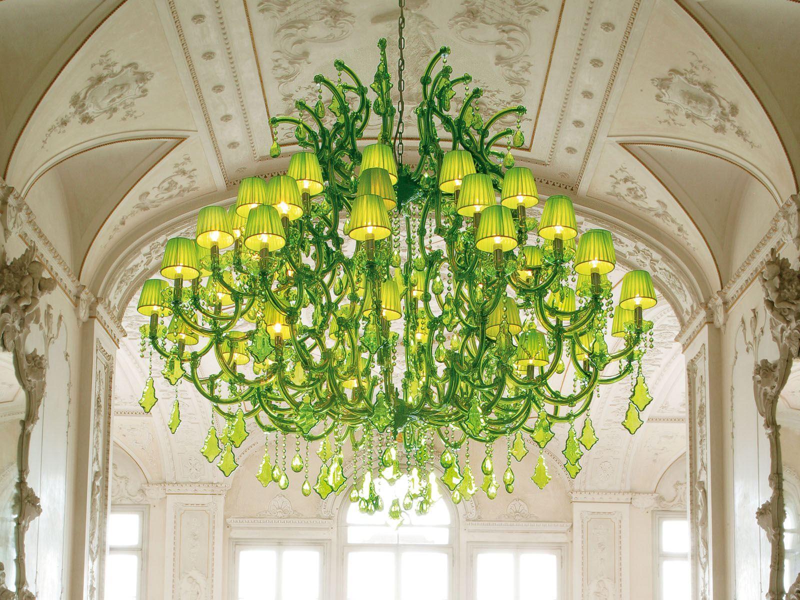 Bespoke chandelier installed in a luxury hospitality project.