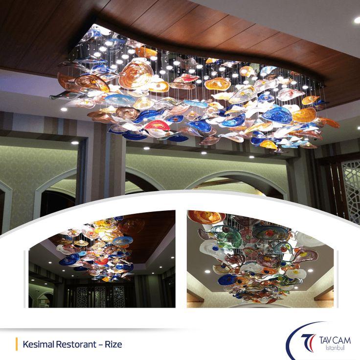 Bespoke chandelier installed in a luxury hospitality project.
