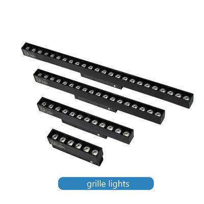 Magnetic grille light family with finish and length variations.