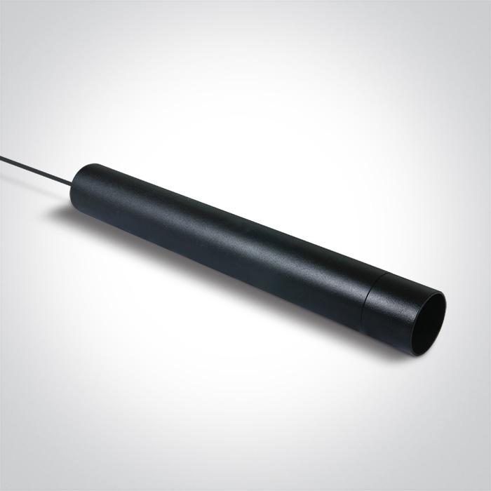 Front view of a magnetic pendant tube.
