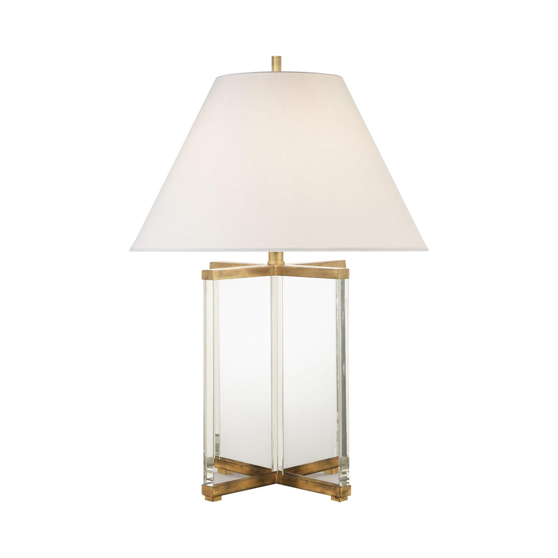Luxury table lamp photographed on a clean white background showcasing premium materials and refined craftsmanship.