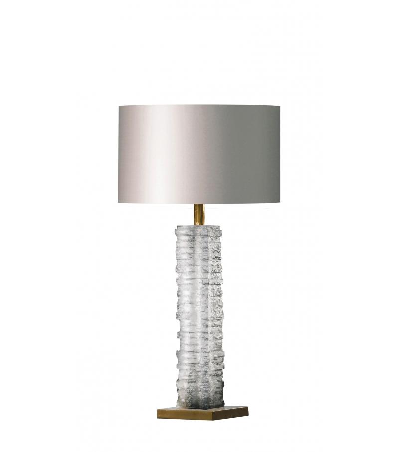 Luxury table lamp photographed on a clean white background showcasing premium materials and refined craftsmanship.