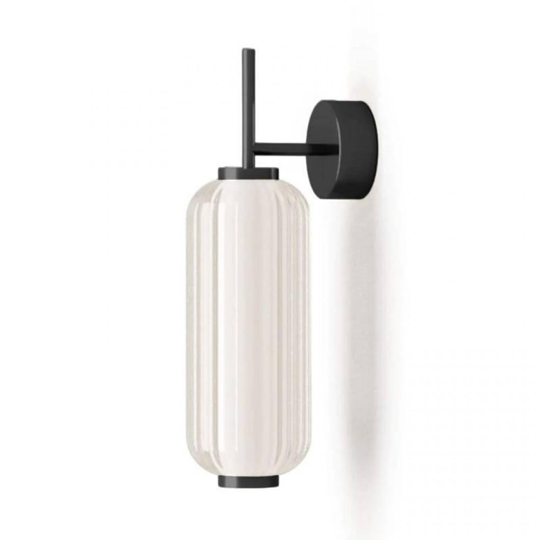 Bedside wall lamp photographed on a clean white studio background featuring elegant contemporary detailing.