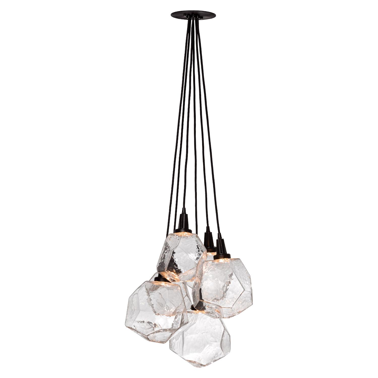 Cluster pendant light photographed on a clean white studio background.