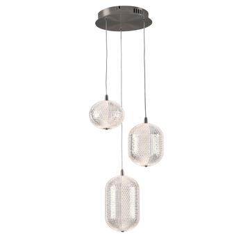 Cluster pendant light photographed on a clean white studio background.