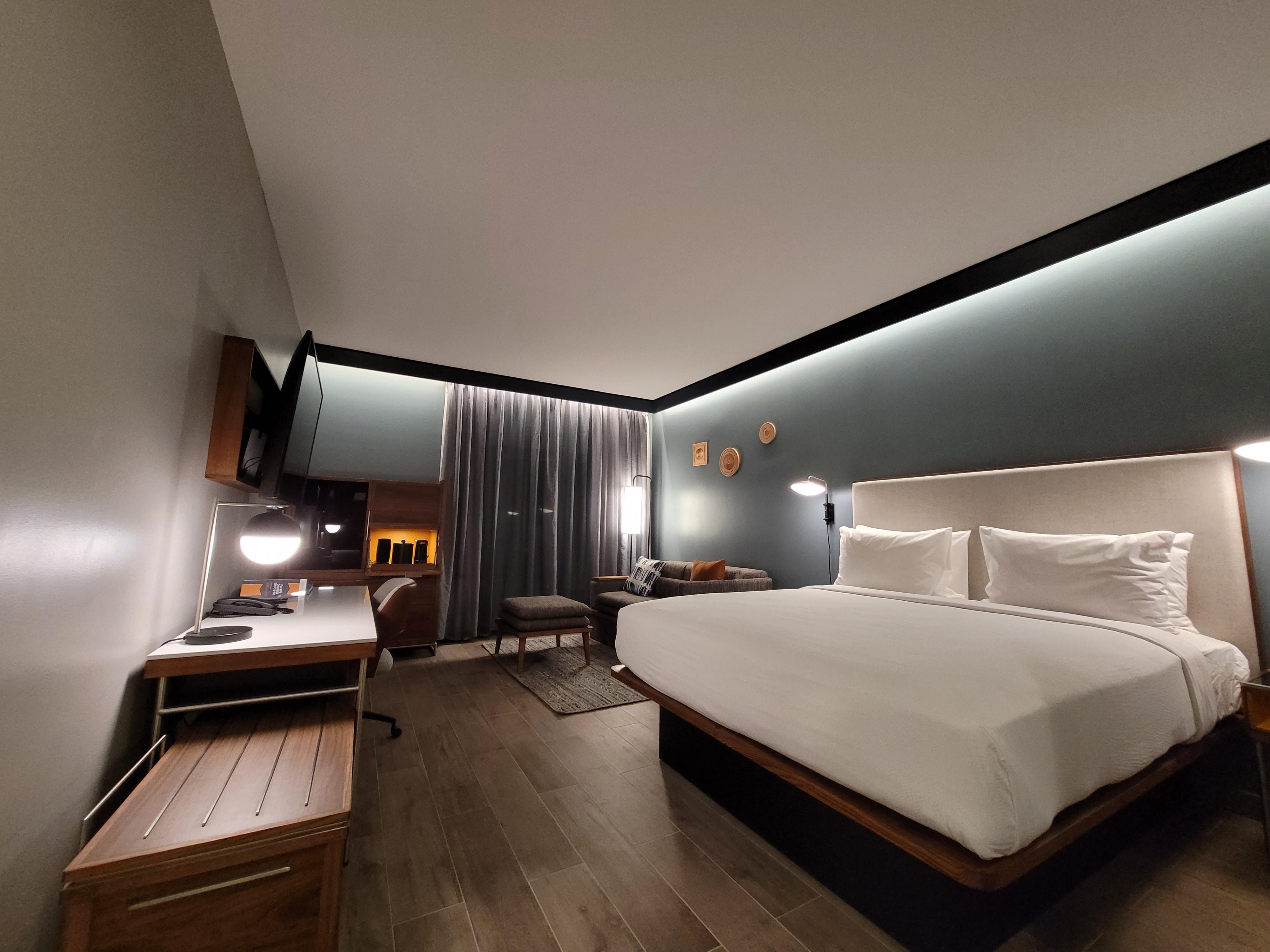 Ceiling cove lighting applications with different architectural forms and configurations.