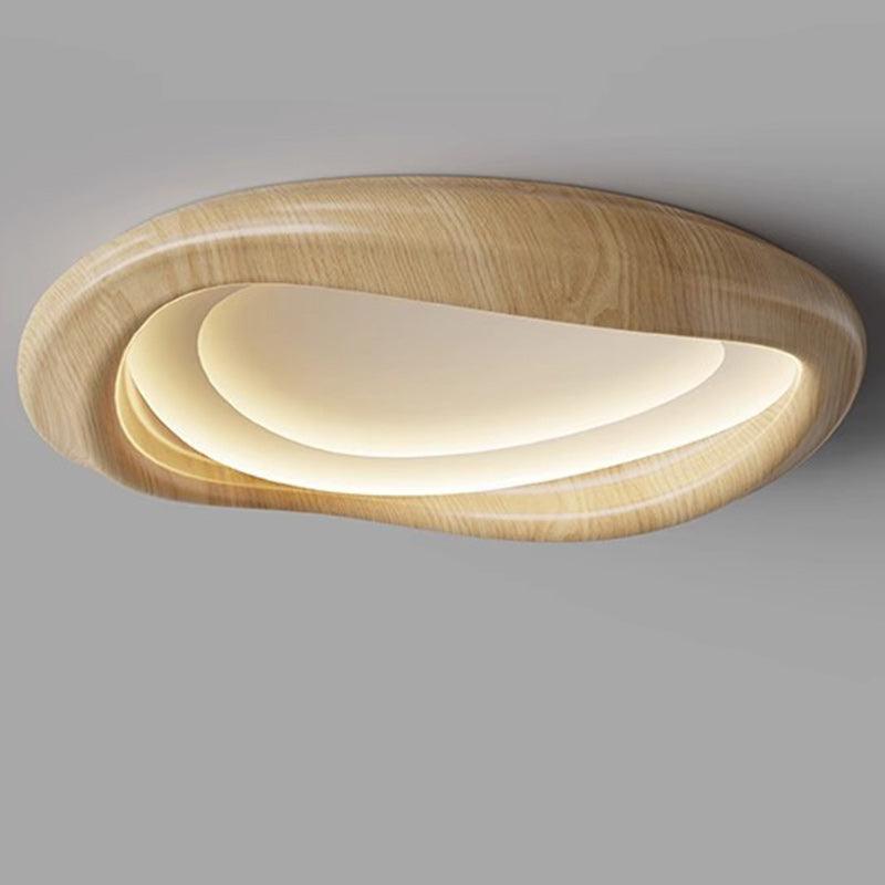 A warm decorative ceiling light defined by the natural character, grain and understated beauty of wood.