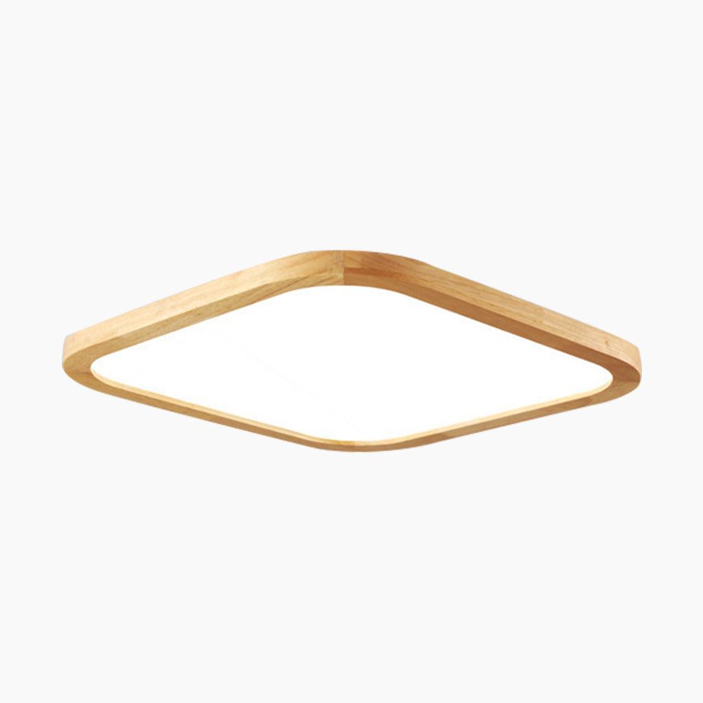 A warm decorative ceiling light defined by the natural character, grain and understated beauty of wood.
