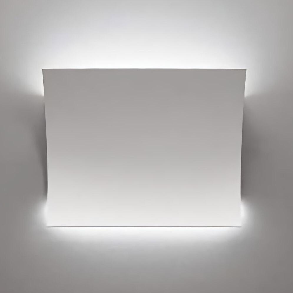 Front view of a minimalist architectural wall lamp.