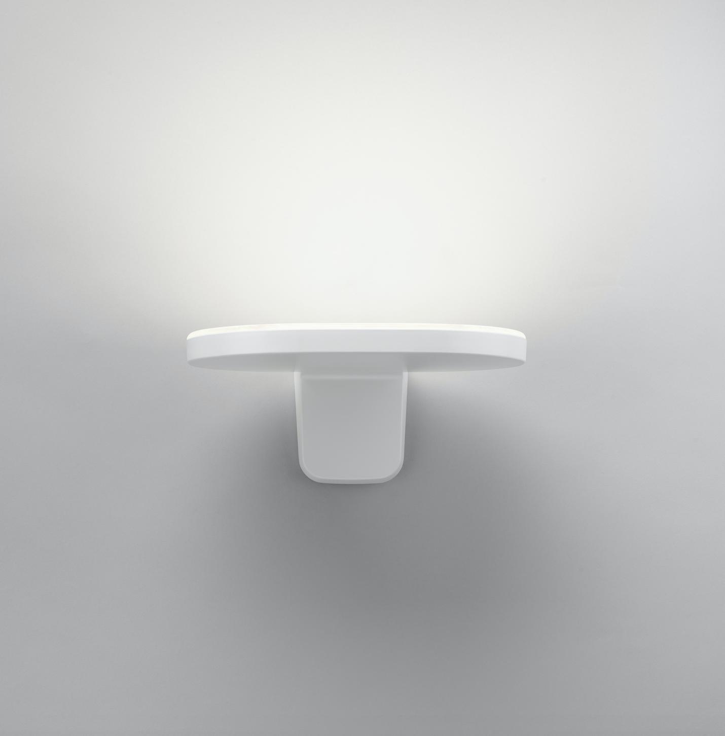 Front view of a minimalist architectural wall lamp.