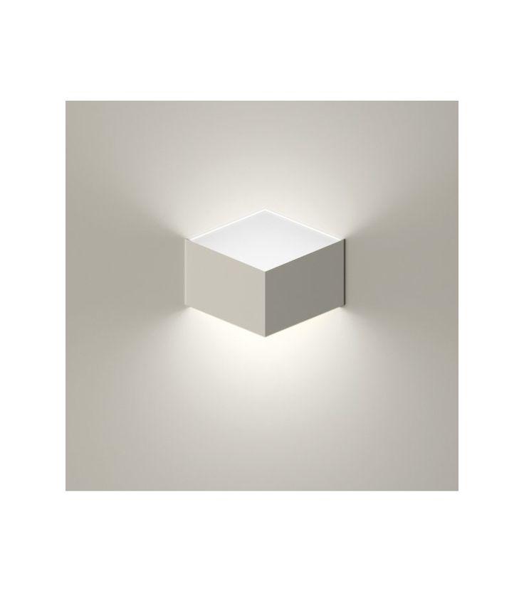 Front view of a minimalist architectural wall lamp.