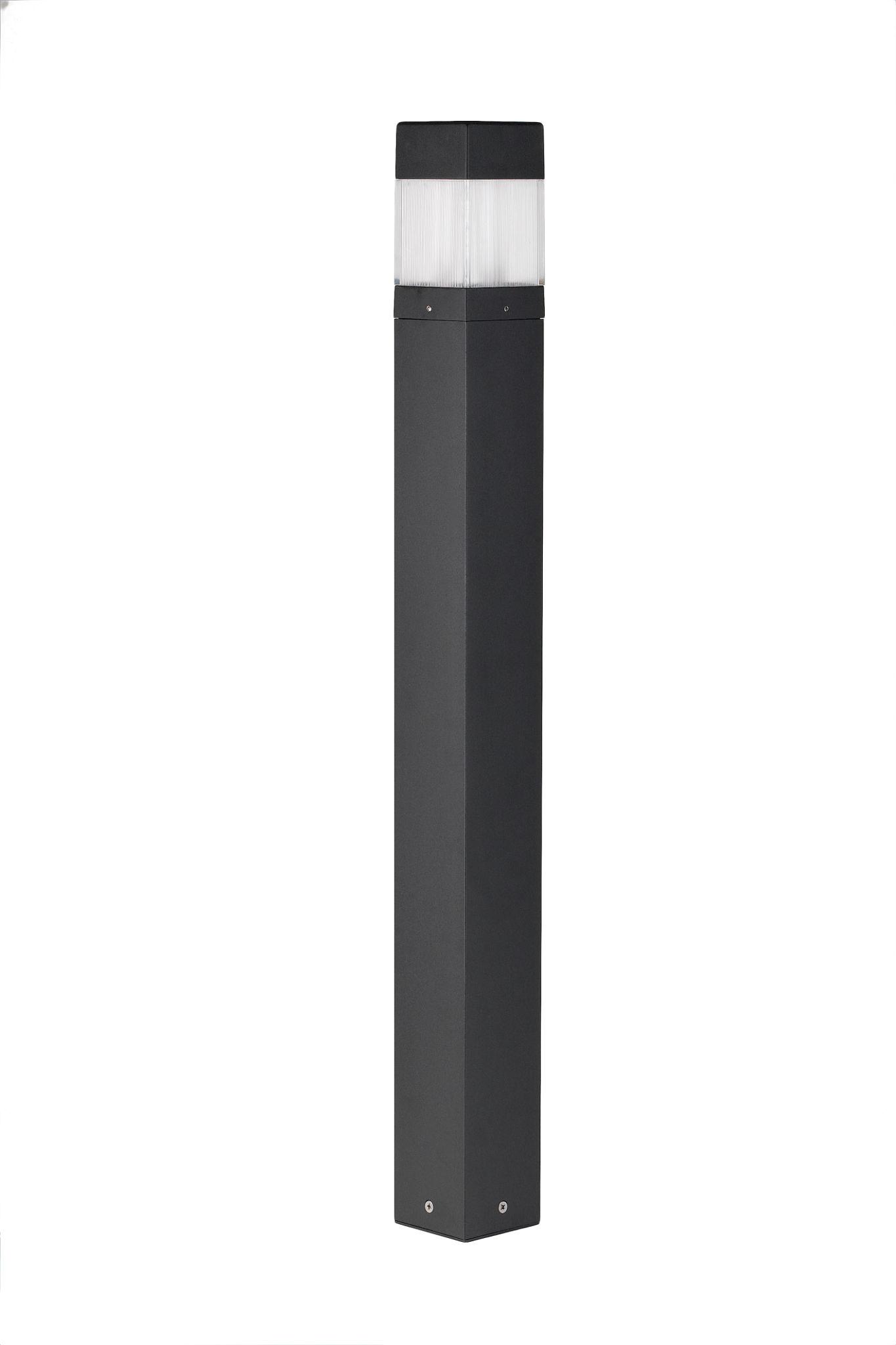 Decorative pole light shown in a clean 45° product perspective.
