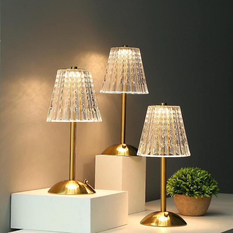 Collection of crystal table lamps featuring luxurious crystal compositions and premium decorative finishes.