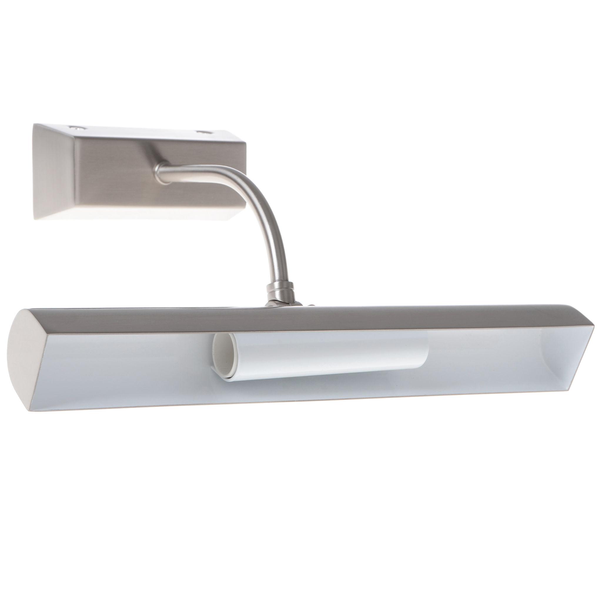 Picture wall lamp photographed on a clean white studio background featuring a slim architectural design.