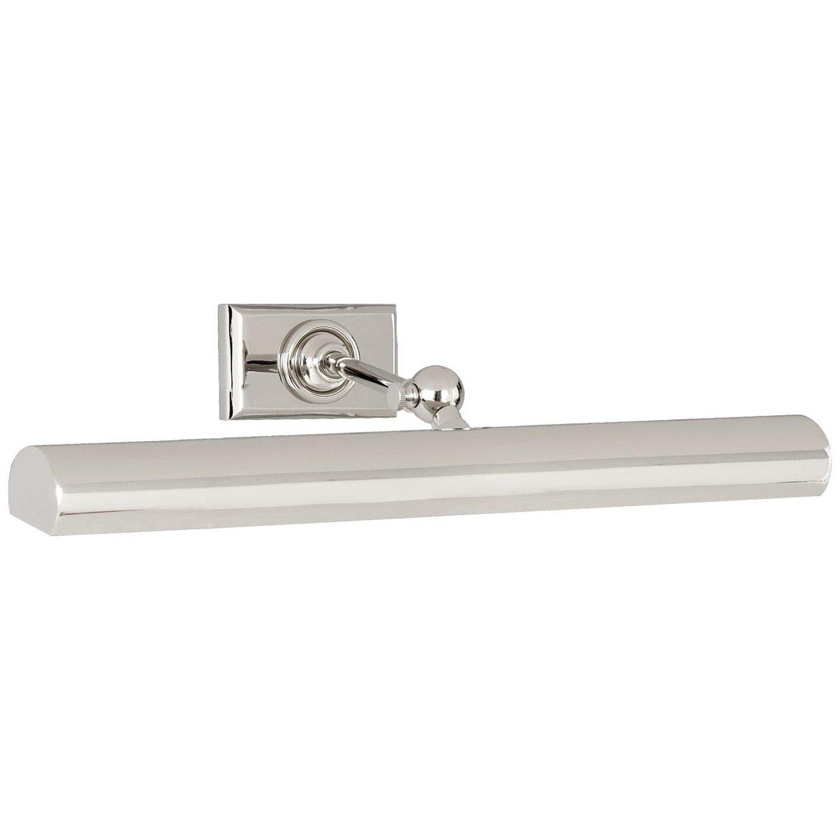 Picture wall lamp photographed on a clean white studio background featuring a slim architectural design.
