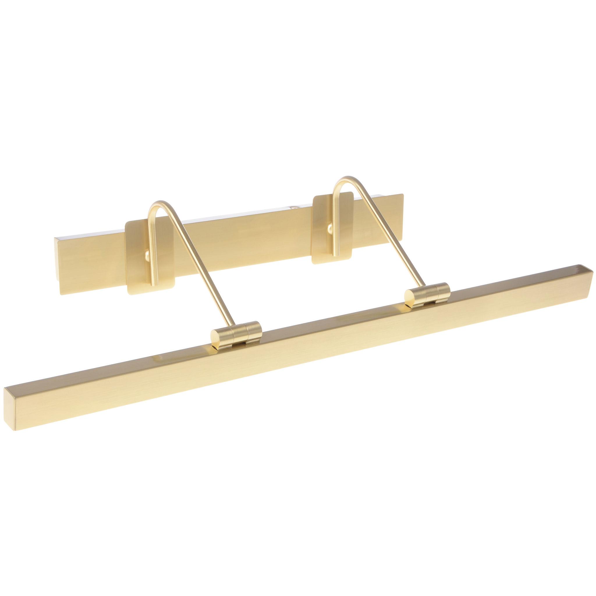 Picture wall lamp photographed on a clean white studio background featuring a slim architectural design.