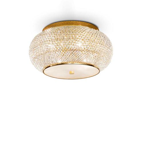 Front view of a luxury surface-mounted ceiling light.