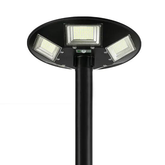 Front view of a solar parking light.