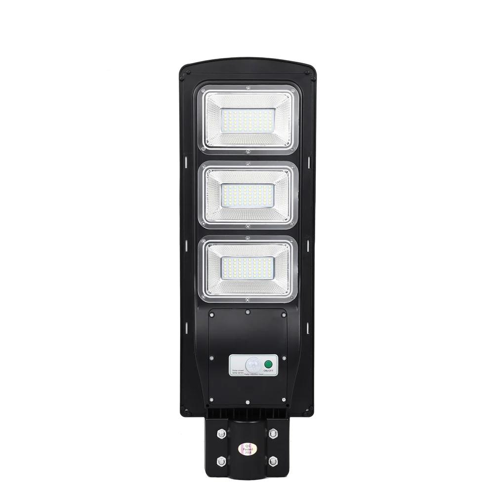 Front view of a solar parking light.