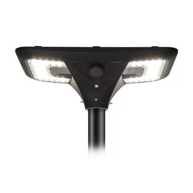 Front view of a solar parking light.