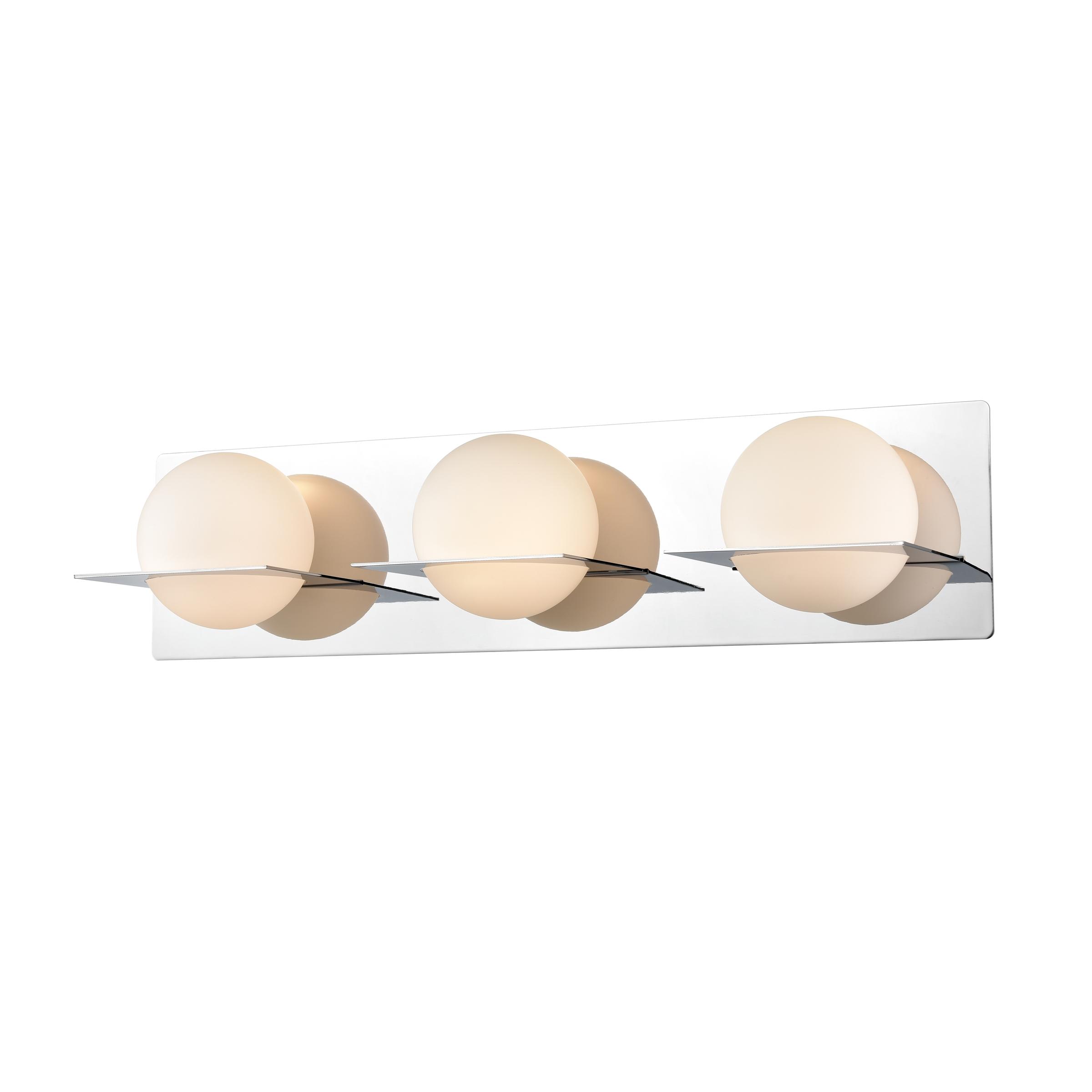 Mirror wall lamp photographed on a clean white studio background featuring a slim architectural design.