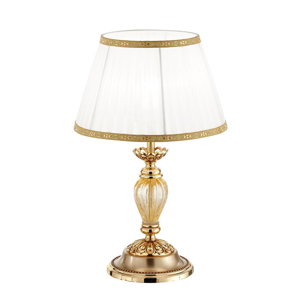 Classic table lamp photographed on a clean white background showcasing traditional craftsmanship and elegant detailing.