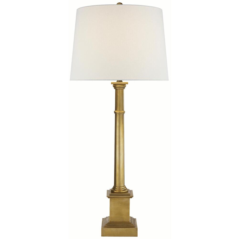 Classic table lamp photographed on a clean white background showcasing traditional craftsmanship and elegant detailing.