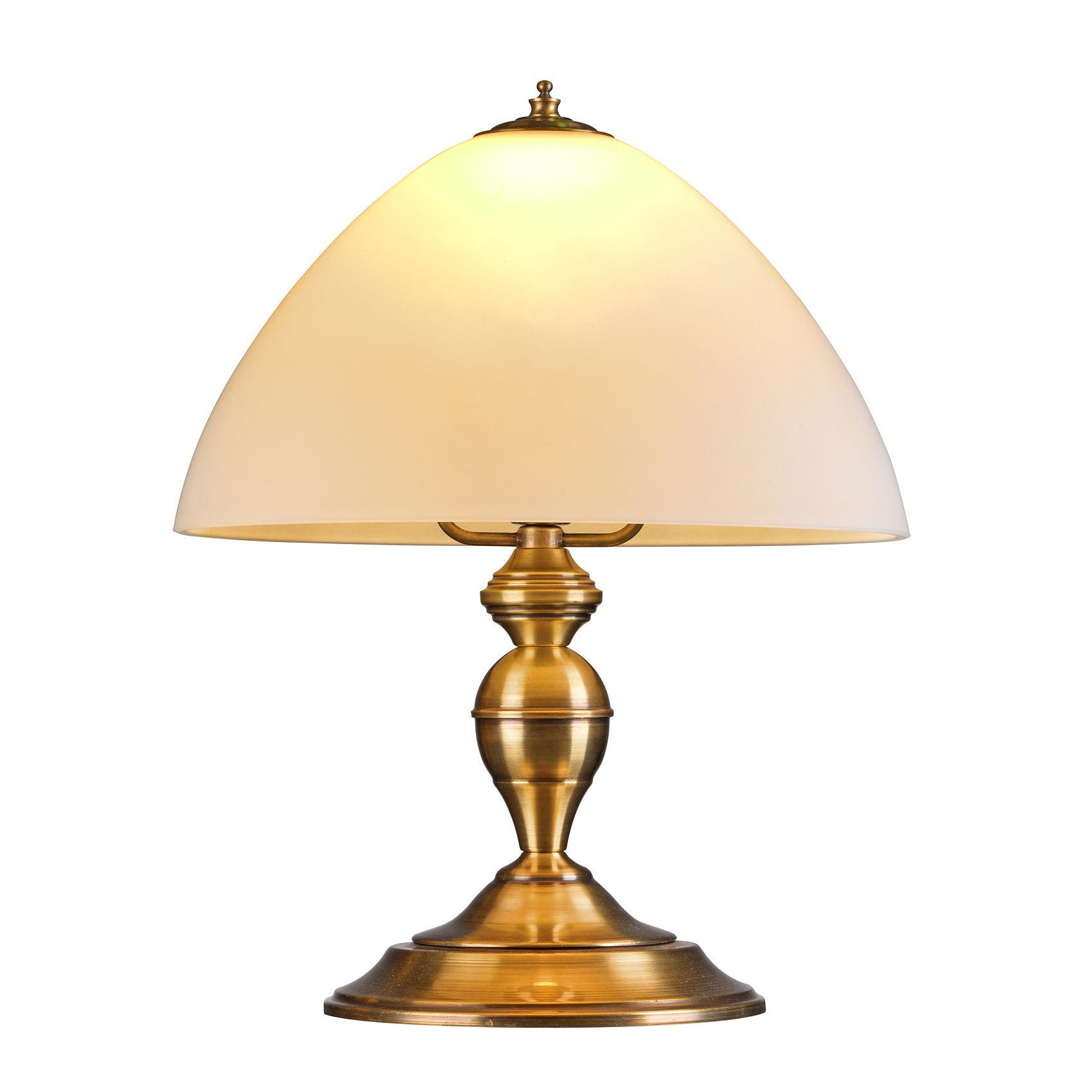 Classic table lamp photographed on a clean white background showcasing traditional craftsmanship and elegant detailing.