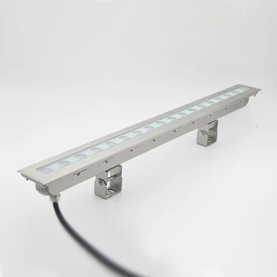 LED underwater linear light shown in a clean 45° product perspective.