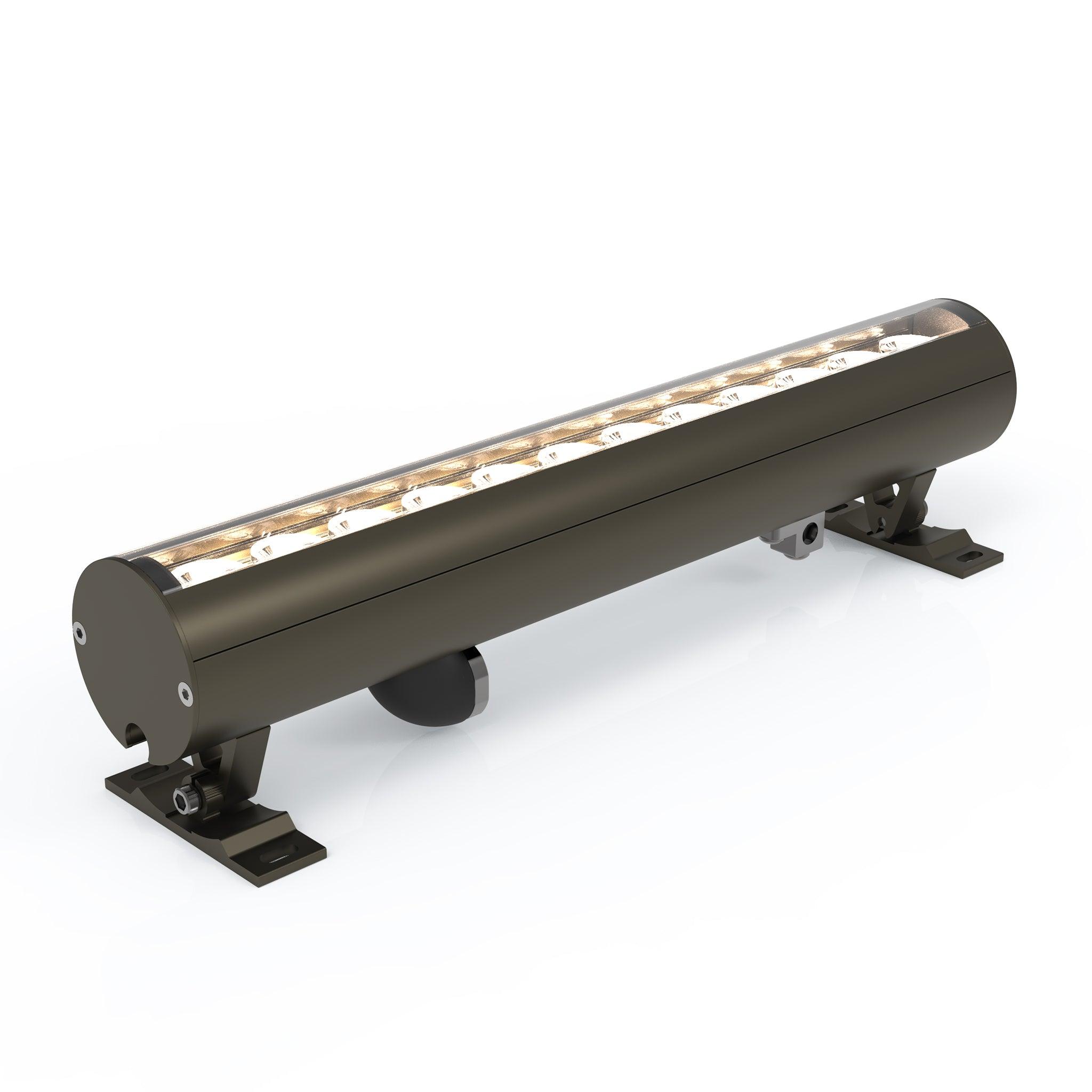 Front view of an underwater linear light.