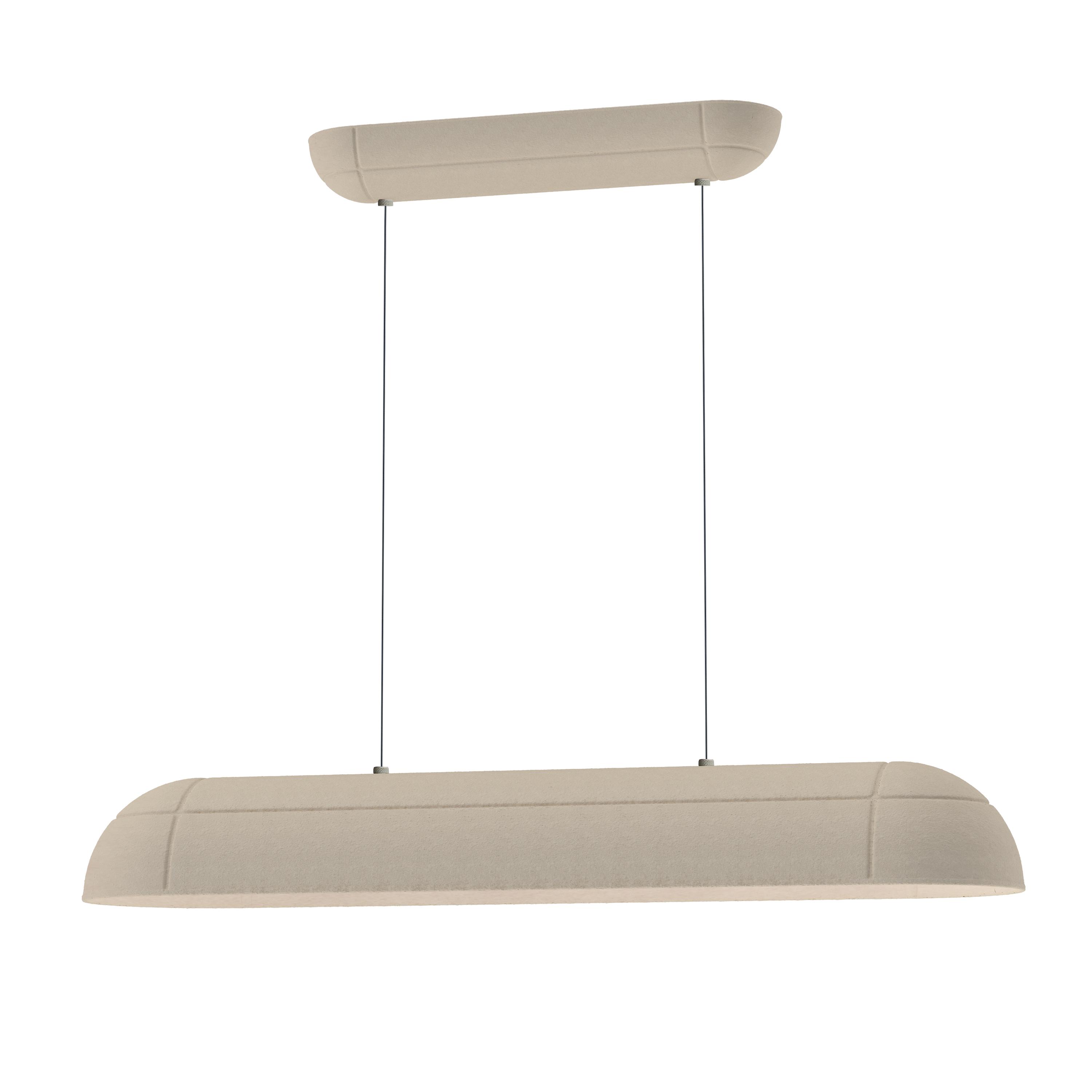 Acoustic pendant light photographed on a clean white studio background.