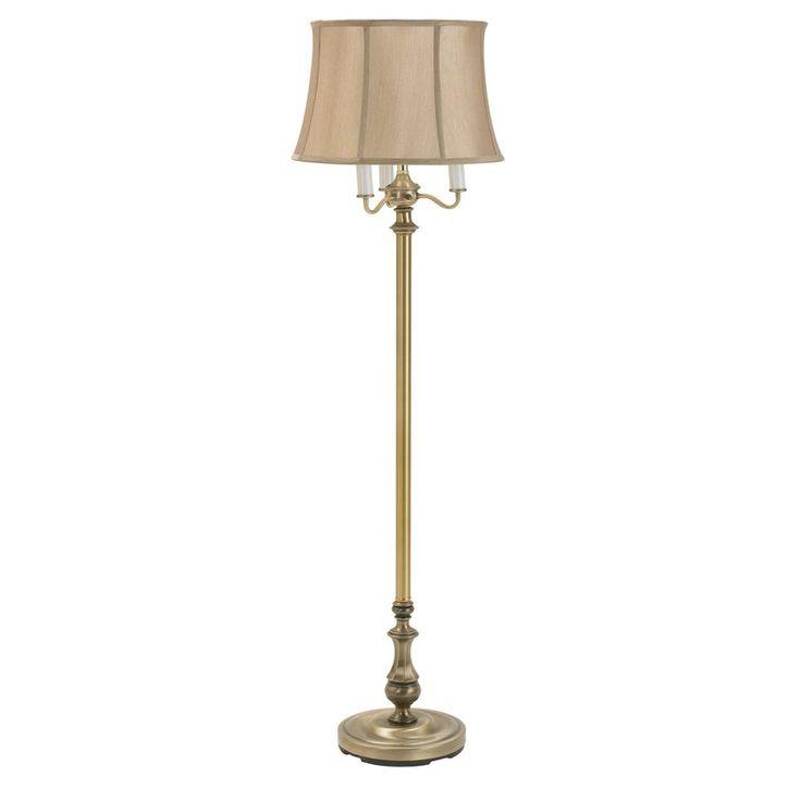 Classic floor lamp photographed on a clean white background showcasing traditional craftsmanship, elegant detailing and premium finishes.