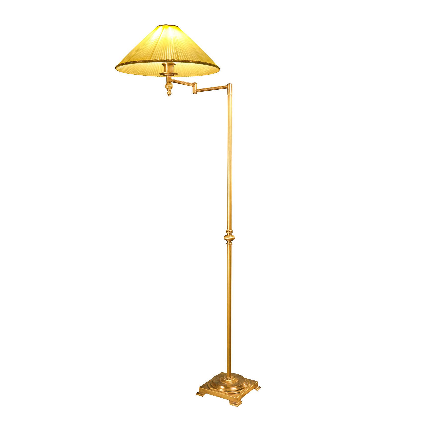 Classic floor lamp photographed on a clean white background showcasing traditional craftsmanship, elegant detailing and premium finishes.