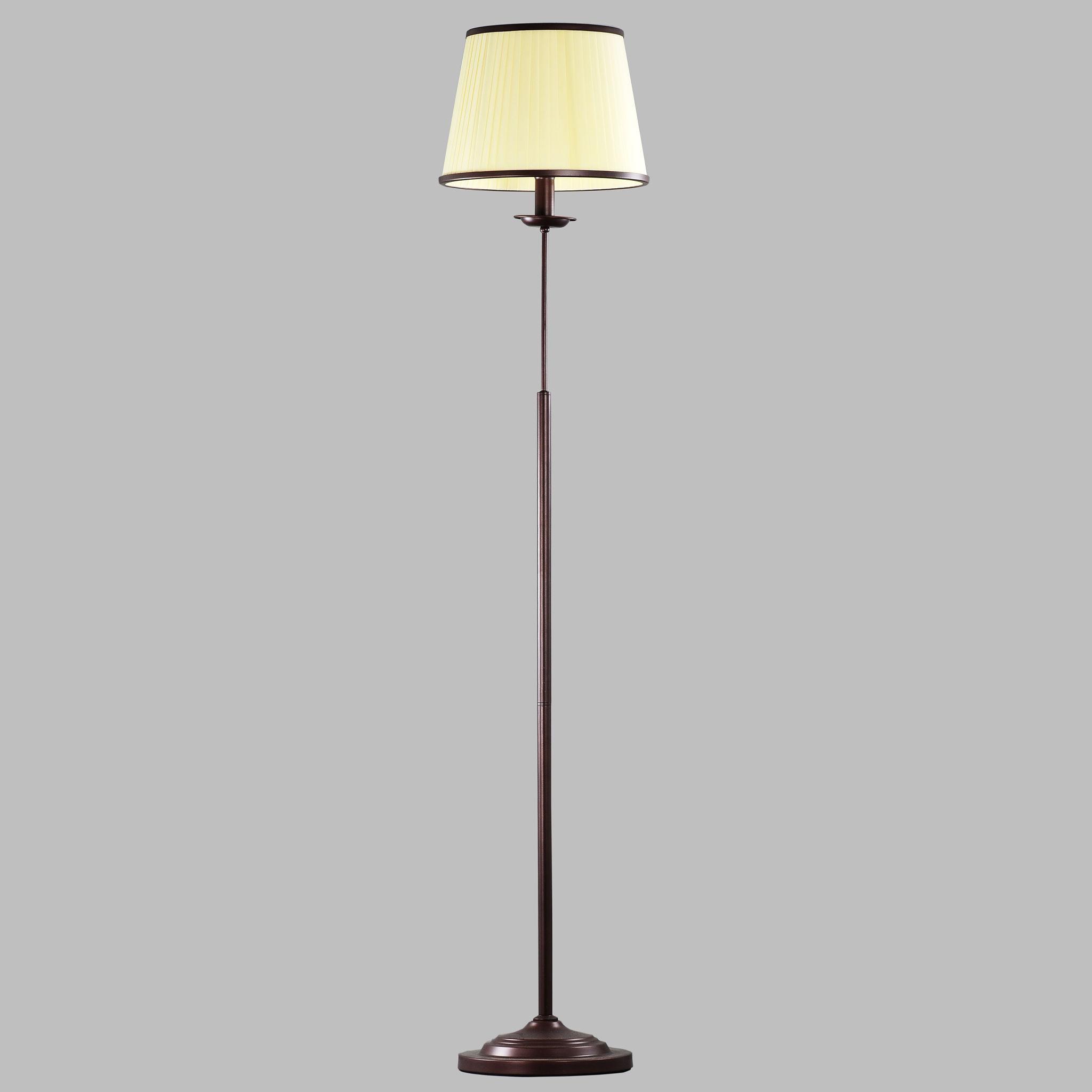 Front view of a classic floor lamp highlighting refined proportions and timeless architectural design.