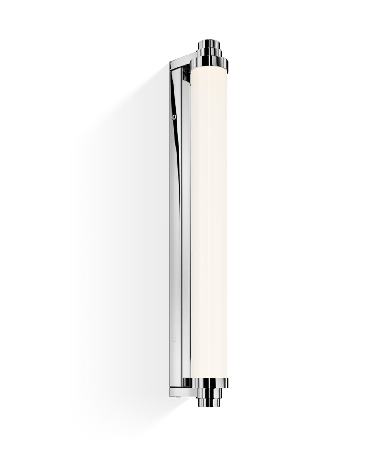Bathroom wall lamp photographed on a clean white studio background featuring an elegant moisture-resistant design.