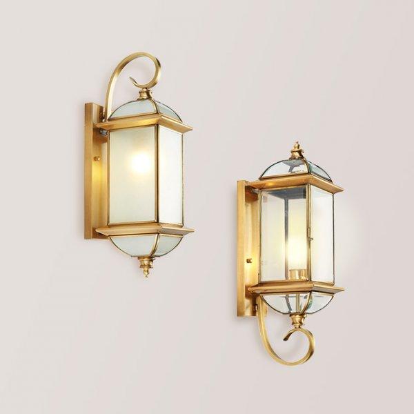 Lantern wall lamp family showcasing classic, transitional and contemporary lantern designs.