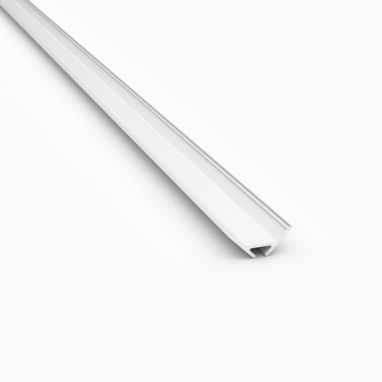 Front view of a furniture LED profile.